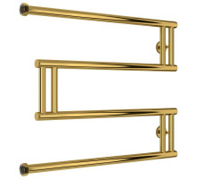 Полотенцесушитель водяной 500x650 золотой Сунержа High-Tech model "M" 03-0050-5065