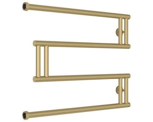 Заказать Полотенцесушитель водяной 500x650 шампань матовая Сунержа High-Tech model M 022-0050-5065 в магазине сантехники Santeh-Crystal.ru