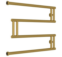 Полотенцесушитель водяной 500x650 золотой матовый Сунержа High-Tech model "M" 032-0050-5065