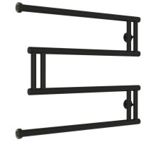 Полотенцесушитель водяной 500x650 черный матовый Сунержа High-Tech model "M" 31-0050-5065