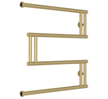 Полотенцесушитель водяной 600x600 шампань матовая Сунержа High-Tech model "M" 022-0050-6060