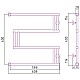 Купить Полотенцесушитель водяной 600x600 золотой матовый Сунержа High-Tech model M 032-0050-6060 в магазине сантехники Santeh-Crystal.ru