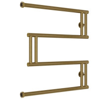 Полотенцесушитель водяной 600x600 состаренная бронза Сунержа High-Tech model "M" 05-0050-6060