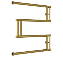 Полотенцесушитель водяной 600x600 состаренная латунь Сунержа High-Tech model "M" 051-0050-6060