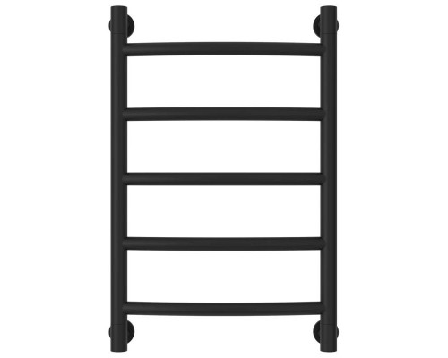 Купить Полотенцесушитель водяной 600х400 черный матовый Сунержа Галант+ 31-0200-6040 в магазине сантехники Santeh-Crystal.ru