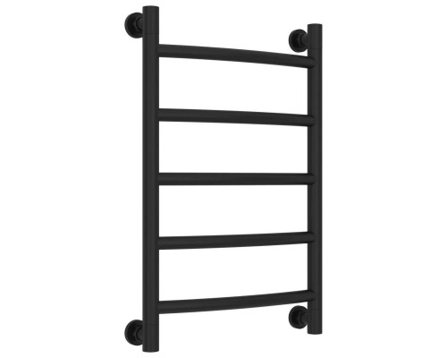 Купить Полотенцесушитель водяной 600х400 черный матовый Сунержа Галант+ 31-0200-6040 в магазине сантехники Santeh-Crystal.ru
