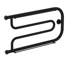 Полотенцесушитель водяной 320х650 черный матовый Сунержа Гусли 2 полки 31-0010-3265