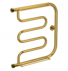 Полотенцесушитель водяной 500х500 золотой Сунержа Лира 2 полки 03-0012-5050