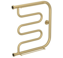 Полотенцесушитель водяной 500х500 шампань матовая Сунержа Лира 2 полки 022-0012-5050