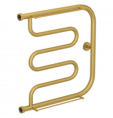 Полотенцесушитель водяной 500х500 золотой матовый Сунержа Лира 2 полки 032-0012-5050