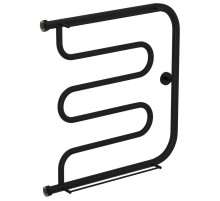 Полотенцесушитель водяной 600х600 черный матовый Сунержа Лира 2 полки 31-0012-6060