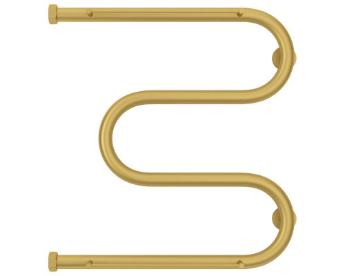 Приобрести Полотенцесушитель водяной 500х500 золотой матовый Сунержа М-образный 2 полки 032-0008-5050 в магазине сантехники Santeh-Crystal.ru