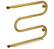 Полотенцесушитель водяной 500х650 золотой Сунержа М-образный 2 полки 03-0008-5065