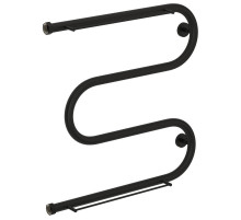 Полотенцесушитель водяной 600х600 черный матовый Сунержа М-образный 2 полки 31-0008-6060