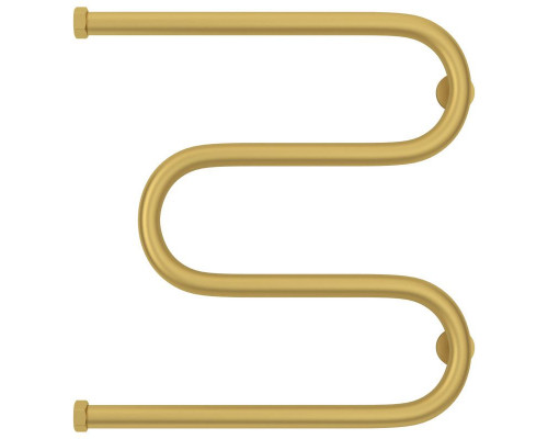 Приобрести Полотенцесушитель водяной 500х500 золотой матовый Сунержа М-образный 032-0007-5050 в магазине сантехники Santeh-Crystal.ru