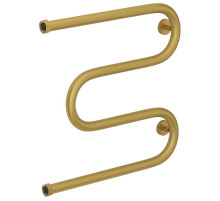 Полотенцесушитель водяной 500х500 золотой матовый Сунержа М-образный 032-0007-5050