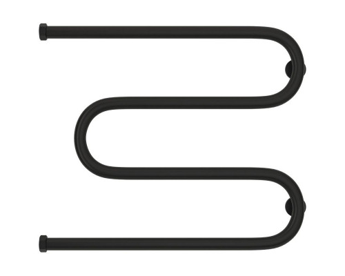 Приобрести Полотенцесушитель водяной 500х650 черный матовый Сунержа М-образный 31-0007-5065 в магазине сантехники Santeh-Crystal.ru