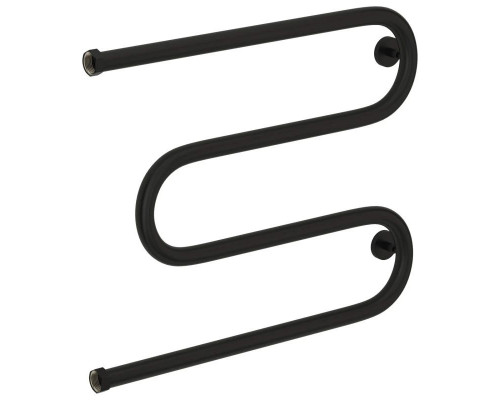 Приобрести Полотенцесушитель водяной 500х650 черный матовый Сунержа М-образный 31-0007-5065 в магазине сантехники Santeh-Crystal.ru