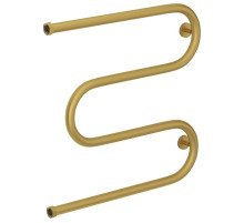 Полотенцесушитель водяной 600x600 золотой матовый Сунержа М-образный 032-0007-6060