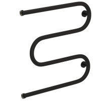 Полотенцесушитель водяной 600x600 черный матовый Сунержа М-образны 31-0007-6060