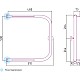 Приобрести Полотенцесушитель водяной 500х500 Сунержа П-образный +2 полки 00-0004-5050 в магазине сантехники Santeh-Crystal.ru