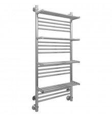 Полотенцесушитель водяной 1200х500 подключение диагональное/нижнее Сунержа Богема +4 полки 00-0104-1250