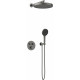 Душевой комплект AltroBagno Bilancia AltroBagnoBilancia040413GM 320 мм, с термостатом, оружейная сталь