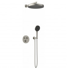 Душевой комплект AltroBagno Bilancia AltroBagnoBilancia040415Ni 320 мм, с термостатом, никель
