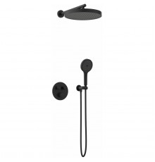 Душевой комплект AltroBagno Bilancia AltroBagnoBilancia040416MB 320 мм, с термостатом, черный матовый