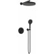 Душевой комплект AltroBagno Bilancia AltroBagnoBilancia040416MB 320 мм, с термостатом, черный матовый