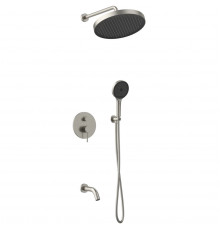 Душевой комплект AltroBagno Bilancia AltroBagnoBilancia040501Ni 320 мм, со смесителем, никель