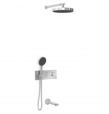 Душевой комплект Vincea Inspire VSFW-432TI3CH 300 мм, с термостатом, хром