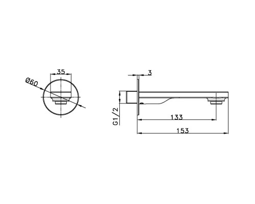 Душевой комплект Vincea Inspire VSFW-432TI3MB 300 мм, с термостатом, черный матовый