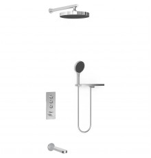 Душевой комплект Vincea Inspire VSFW-433TI5RCH 300 мм, с термостатом, хром