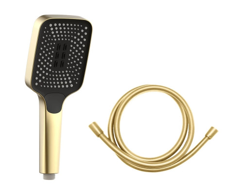 Душевой комплект Vincea VSFW-4311RBG 315x210 мм, со смесителем, золотой матовый