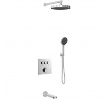 Душевой комплект Vincea Inspire VSFW-431I2CH 300 мм, со смесителем, хром