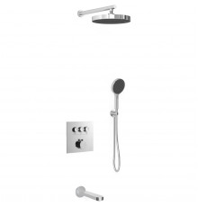 Душевой комплект Vincea Inspire VSFW-431I2CH 300 мм, со смесителем, хром