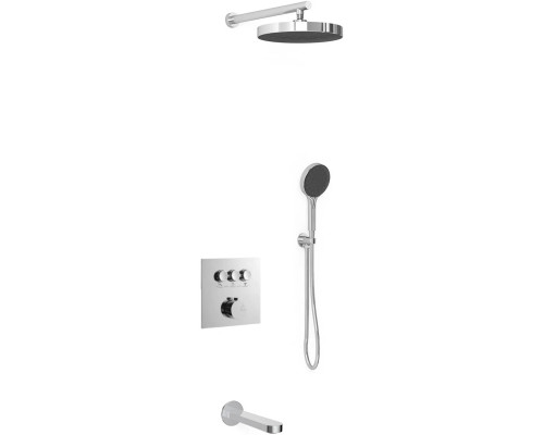 Душевой комплект Vincea Inspire VSFW-431I2CH 300 мм, со смесителем, хром