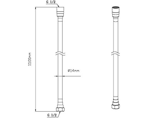 Душевой комплект Vincea Inspire VSFW-431I2CH 300 мм, со смесителем, хром