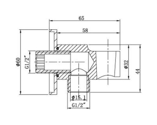 Душевой комплект Vincea Inspire VSFW-431I2GM 300 мм, со смесителем, вороненая сталь