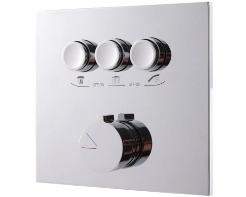 Душевой комплект Vincea Inspire VSFW-431I2RCH 300 мм, со смесителем, хром