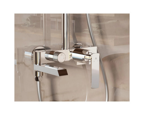 Душевая система Vincea VSFS-413CH 250 мм, со смесителем, хром