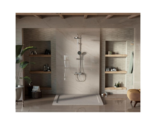 Душевая система Vincea VSFS-413CH 250 мм, со смесителем, хром