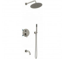 Душевой комплект Vincea Villa VSFW-1VL3BN 250 мм, со смесителем, сатин