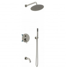 Душевой комплект Vincea Villa VSFW-1VL3BN 250 мм, со смесителем, сатин