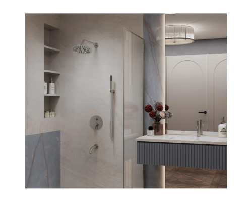 Душевой комплект Vincea Villa VSFW-1VL3BN 250 мм, со смесителем, сатин