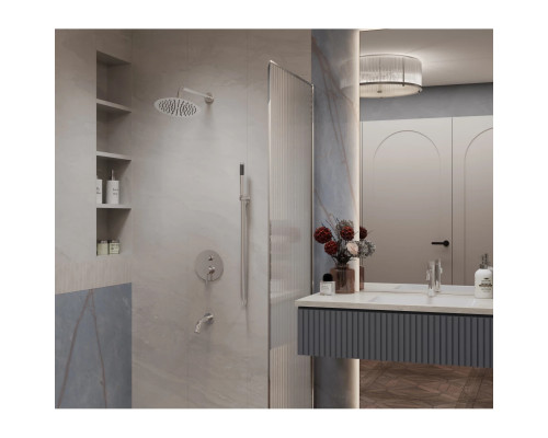 Душевой комплект Vincea Villa VSFW-1VL3CH 250 мм, со смесителем, хром