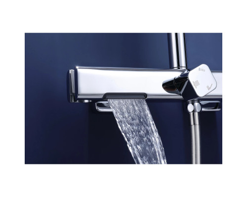 Душевая система Vincea Core VSFS-4CO1BN 340x220 мм, со смесителем, сатин