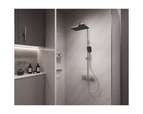 Душевая система Vincea Core VSFS-4CO1CH 340x220 мм, со смесителем, хром