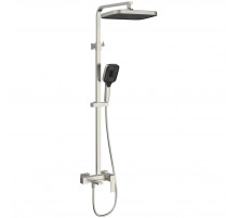 Душевая система Vincea Dice VSFS-4C12BN 315x210 мм, со смесителем, сатин